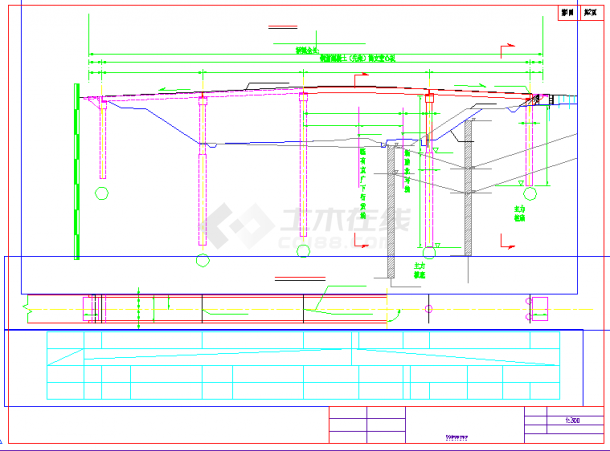 某公跨铁-空心板梁桥结构设计施工图-图一