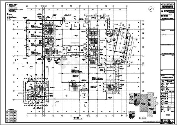 【中天】十四层办公楼建筑设计施工图-图一