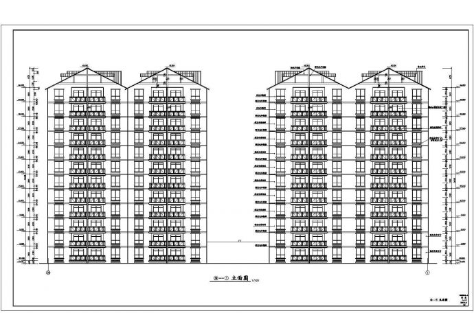 某地区高层经典住宅CAD参考图_图1