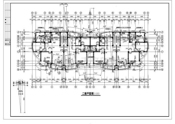 某地区一套多层住宅建筑图-图二