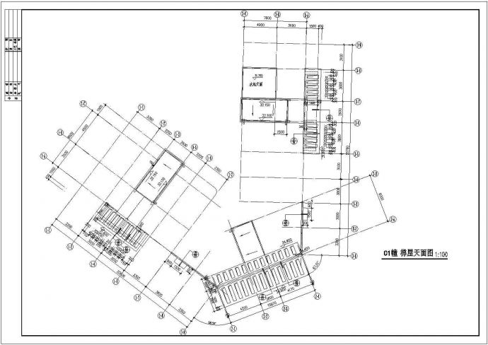 长沙市某地区高层住宅CAD布置图_图1
