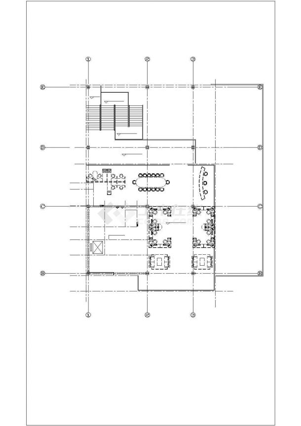 某四层钢结构会所、事务所建筑图-图二