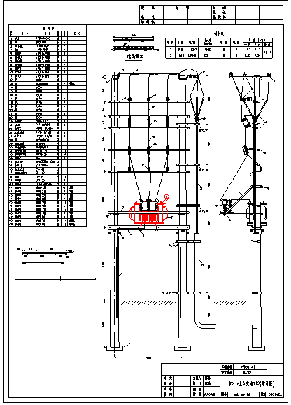 10KV架空高压计量与电杆拉力电气图-图二