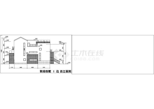 某地德式小别墅方案设计CAD建筑图-图一