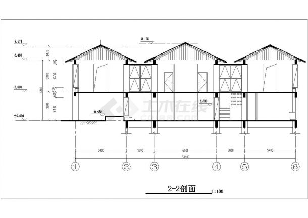 某度假村总统套房建筑施工图（全套）-图二