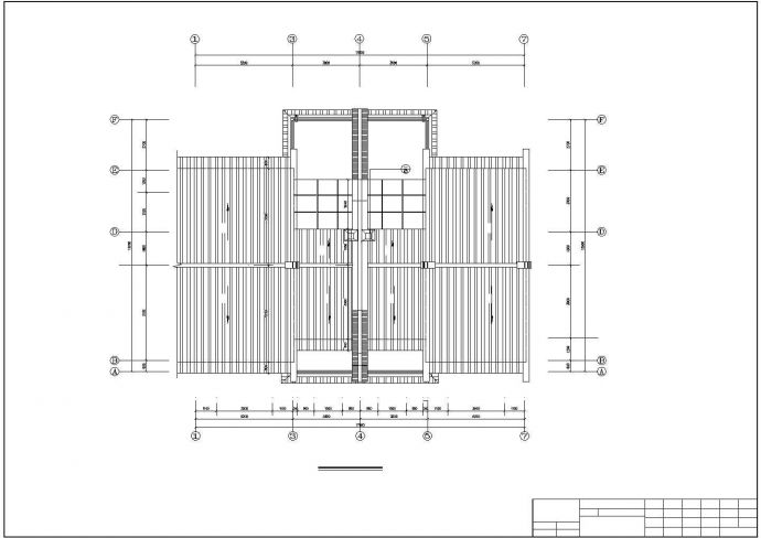 某高档小区别墅建筑设计CAD图_图1