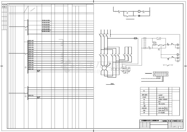 某工厂车间电气设计施工图（全集）-图二