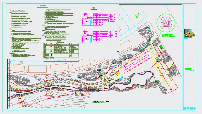 五龙山公园北入口（aaa）景观亮化电气设计工程_图1