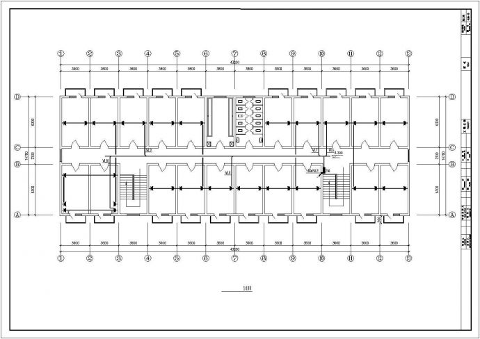 某厂房工程电气平面设计施工图（全集）_图1