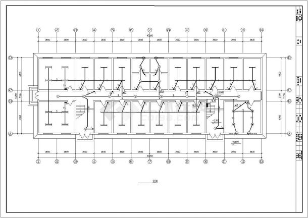 某厂房工程电气平面设计施工图（全集）-图二