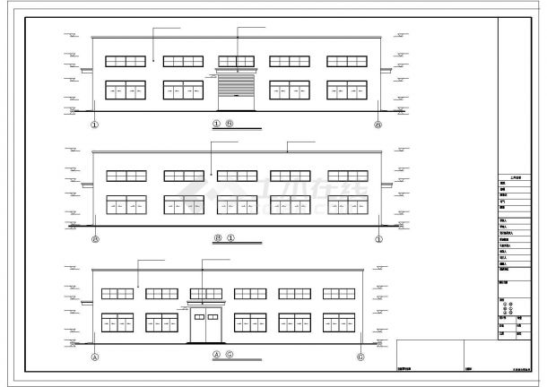 某公司仓库钢结构（30米X32米）图纸-图一