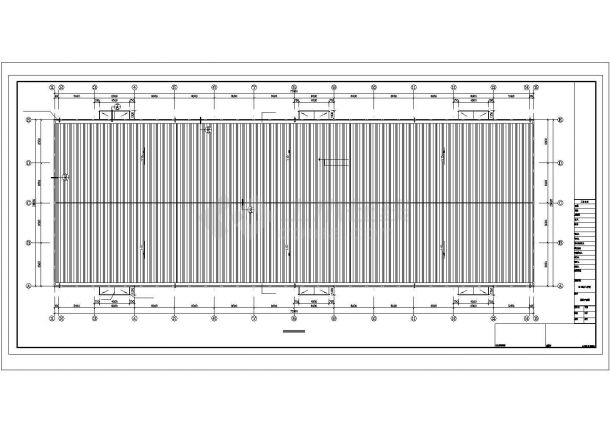 某公司车间钢结构（72.24米*25.24米）-图一