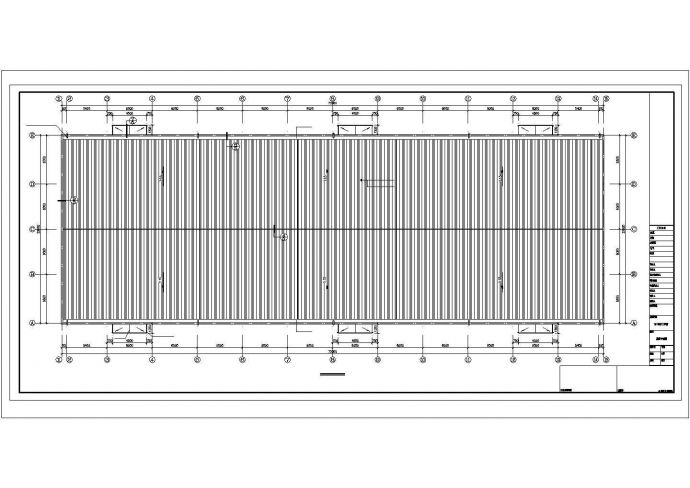 某公司车间钢结构（72.24米*25.24米）_图1