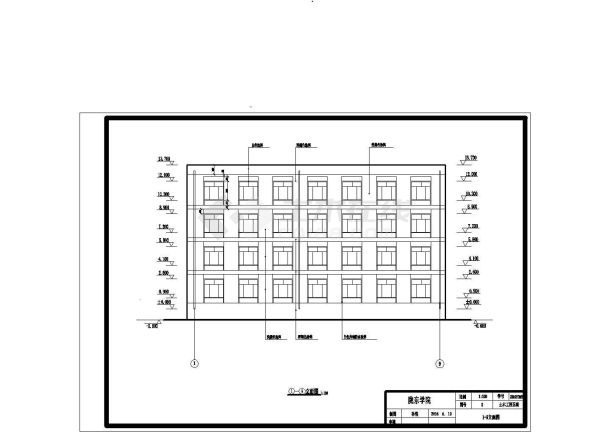 某地万宏楼基础建施设计详图-图一