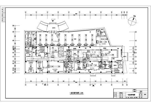 【江西】某医院空调平面设计施工图-图一