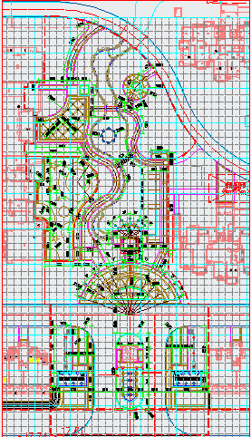 某高档住宅小区全套景观施工图（含园建、绿化、水、电、结构）-图二