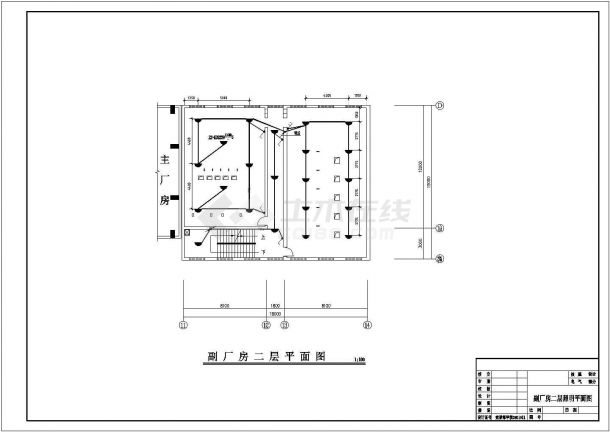 某地厂房工程照明设计施工图（含设计说明）-图二
