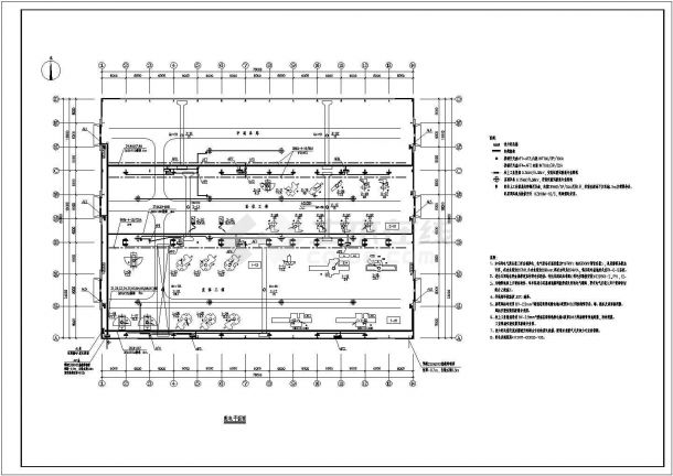某工业厂房电气设计施工图（共5张）-图二
