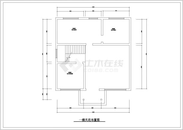 某别墅华丽型装修设计图（共20张）-图一