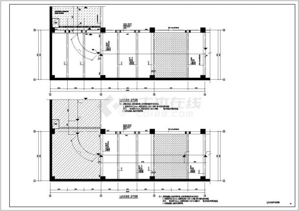板柱剪力墙结构项目结构施工图-图一