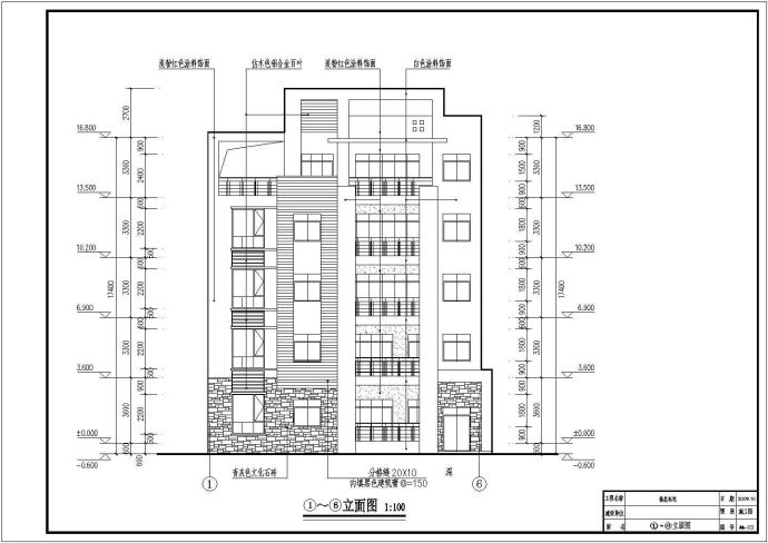 私人住宅建筑施工图（小单间居多）_图1