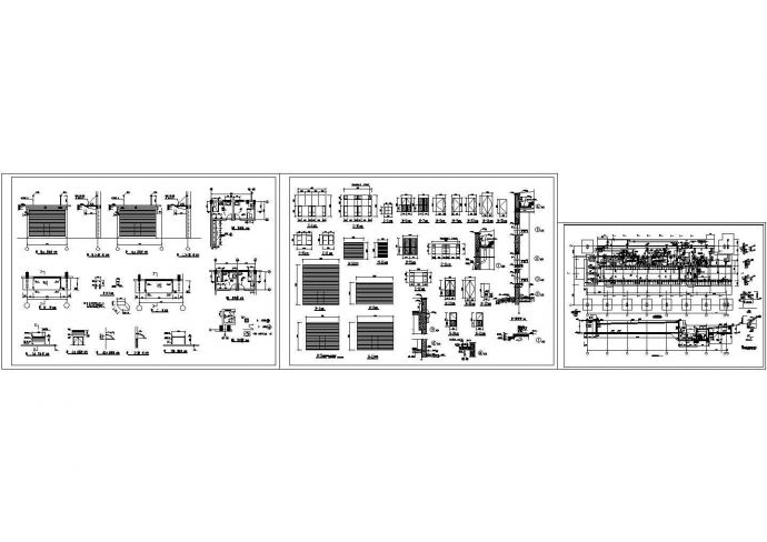 某工业厂房结构图纸_图1