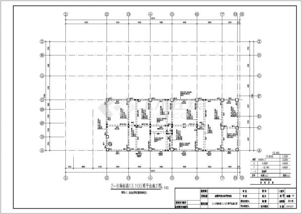 110kV不锈钢变电站工程结构施工图-图一