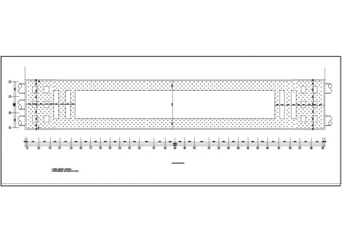 某地区地铁岔道井围护结构CAD布置图_图1