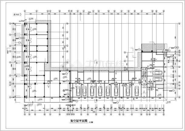 某市住宅小区住宅楼建筑CAD施工图-图一