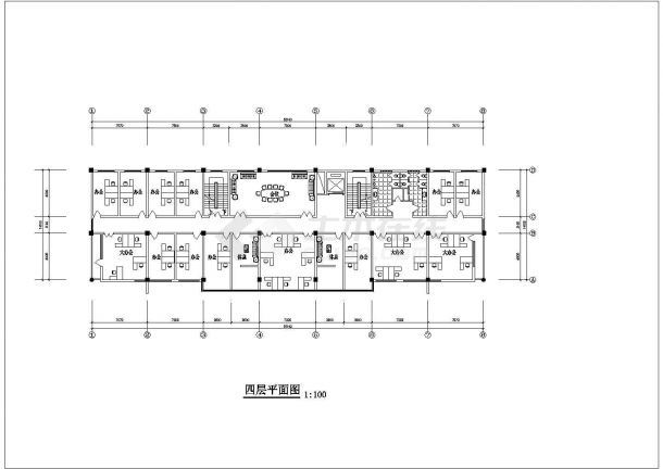 某公司大型办公楼建筑施工设计详图-图二