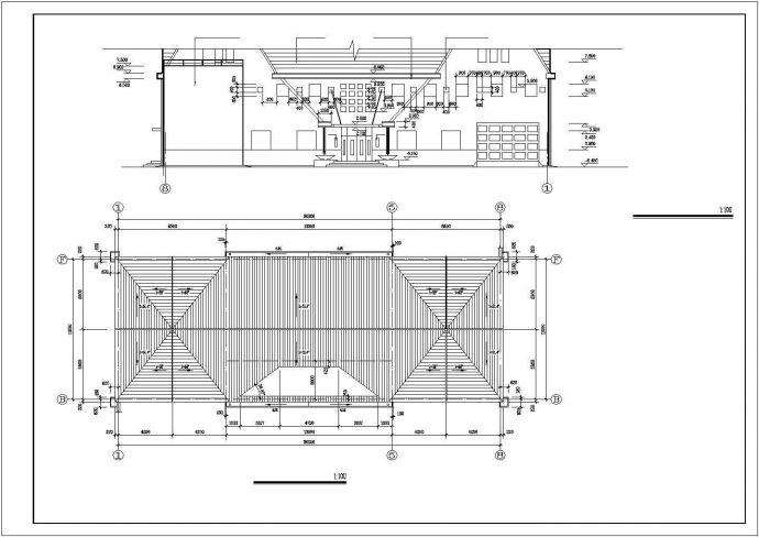 某市豪华别墅建筑CAD设计施工图_图1