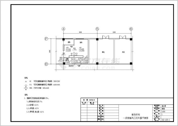 某制剂车间空调通风施工图（全集）-图一