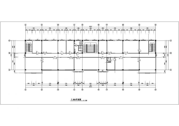 某地完整厂房办公楼建筑施工设计CAD图_图1