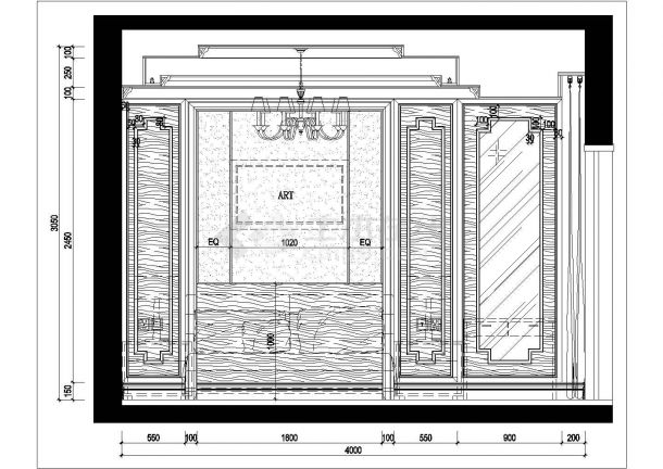 现代欧式两层别墅室内装修设计全套施工图-图一