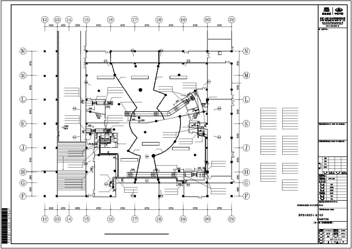某地下车库空调通风防排烟设计施工图