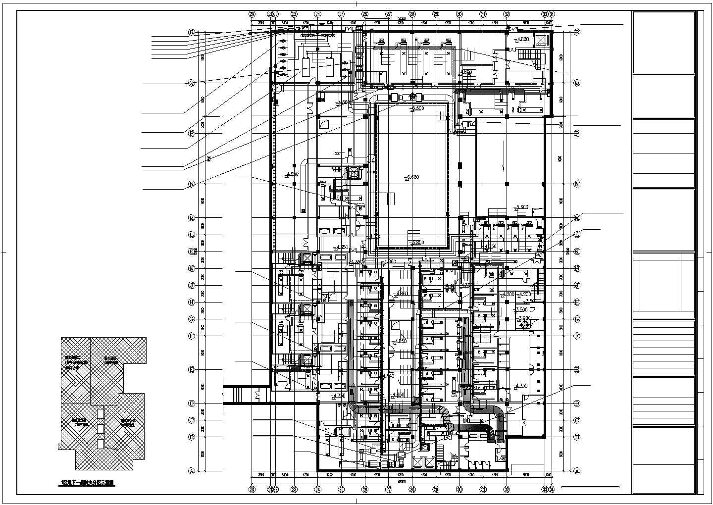 【上海】某公建项目空调设计施工图纸