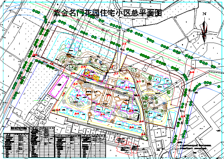 紫金名门小区规划设计图