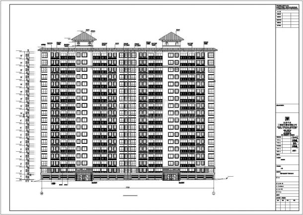 某小区规划设计建筑CAD布置图-图二