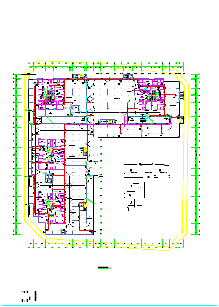 大型地下室给排水设计全套施工图纸_图1