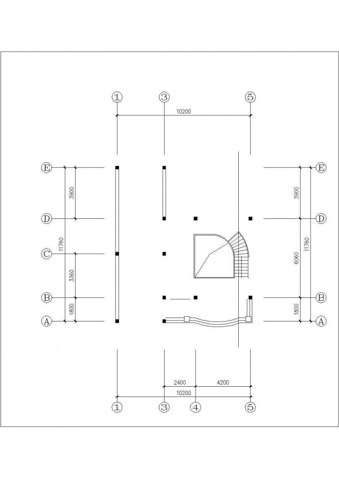 欧式独栋别墅全套建筑设计施工图_图1