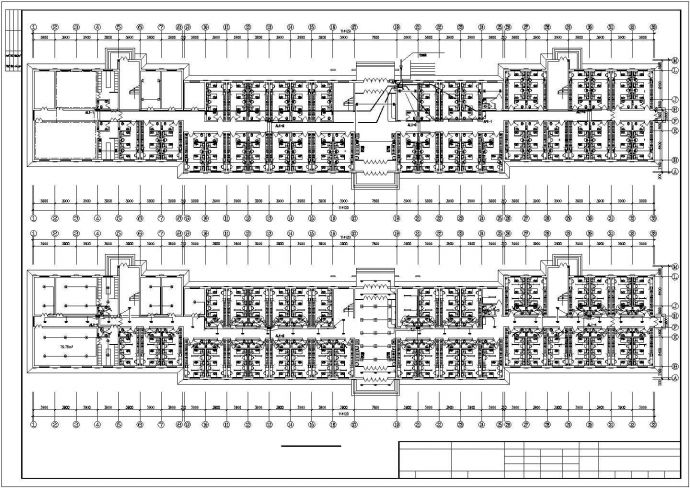 某地宿舍楼电气设计方案施工图（共5张）_图1