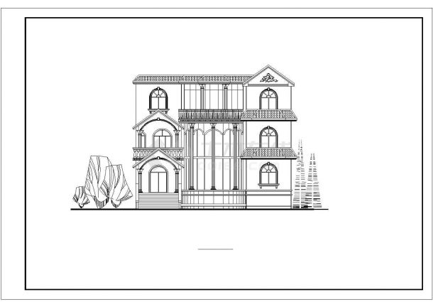 经典别墅建筑设计方案（12套）-图二