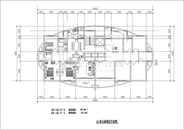 某地区一些住宅剖面CAD参考图-图一