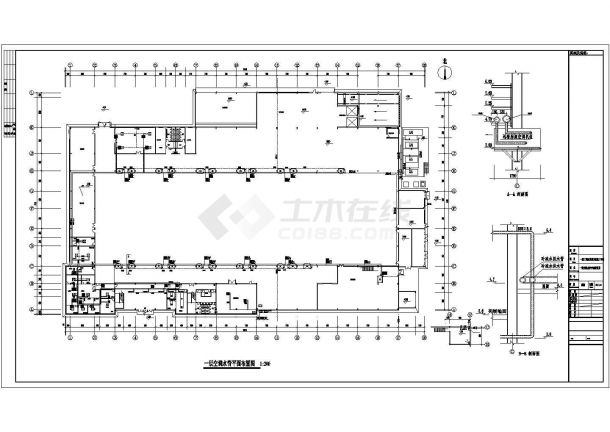 【上海】某厂房空调系统设计施工图纸-图一