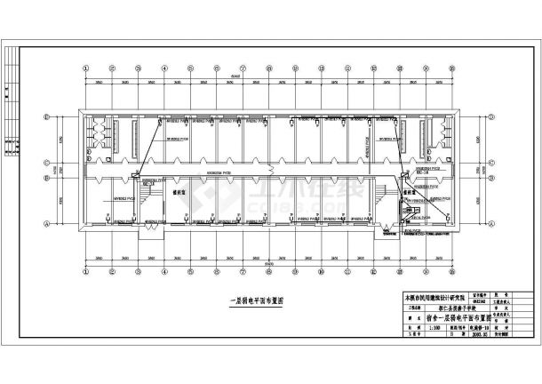 某宿舍楼工程详细电气施工图（全集）-图一
