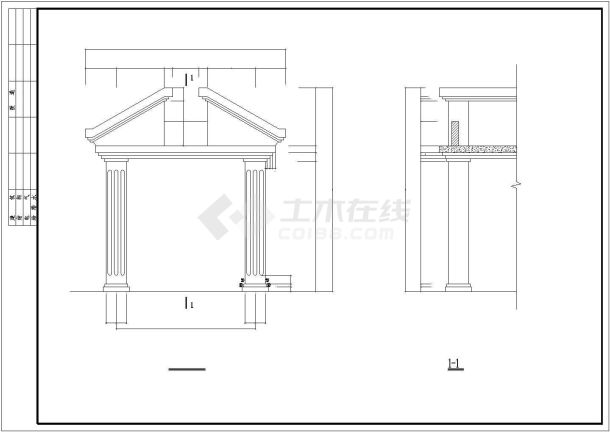 某别墅多间样板房建筑cad规划详图-图二