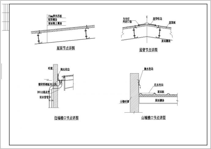 青岛某轻型门式钢架厂房结构图_图1