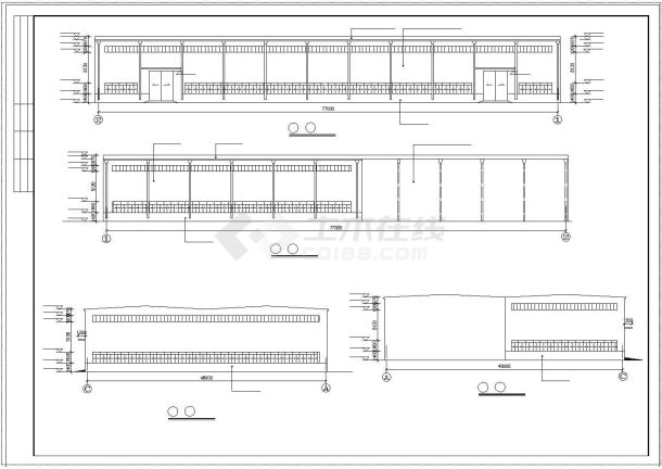 某工厂跨度二十四米厂房结构规划参考图-图一