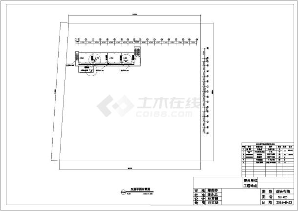 某教学楼综合布线施工图（共8张）-图一