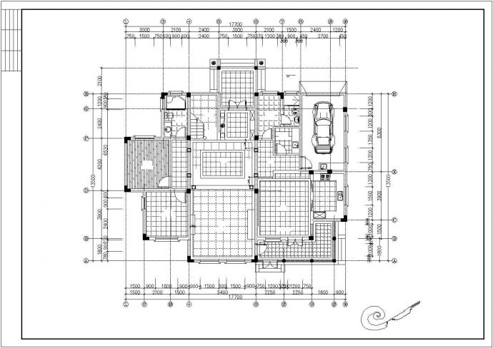 整套欧式别墅设计装修设计施工图_图1